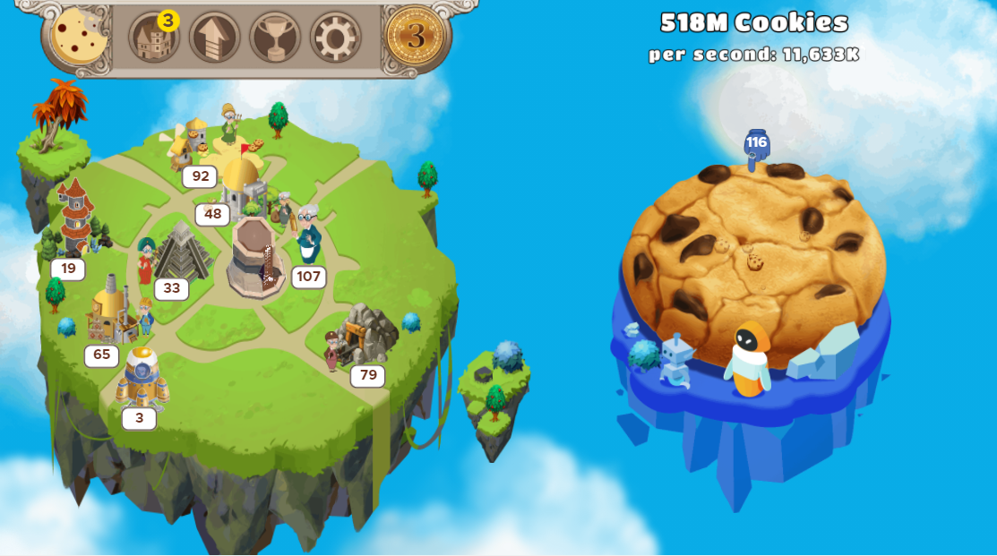 Cookie Clickers 2 Level 42 completed 